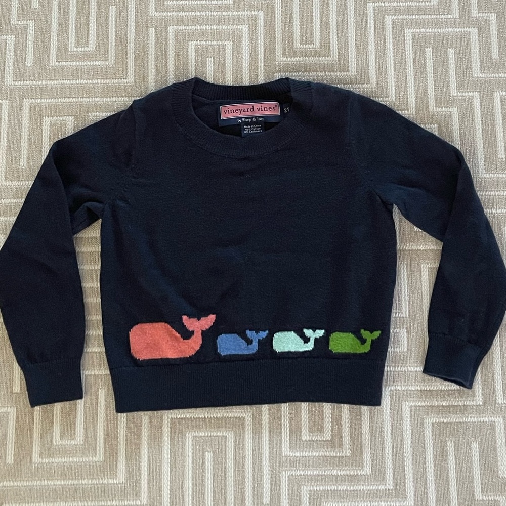 Vintage Vineyard Vines Cotton/Cashmere Sweater. Size 2T.